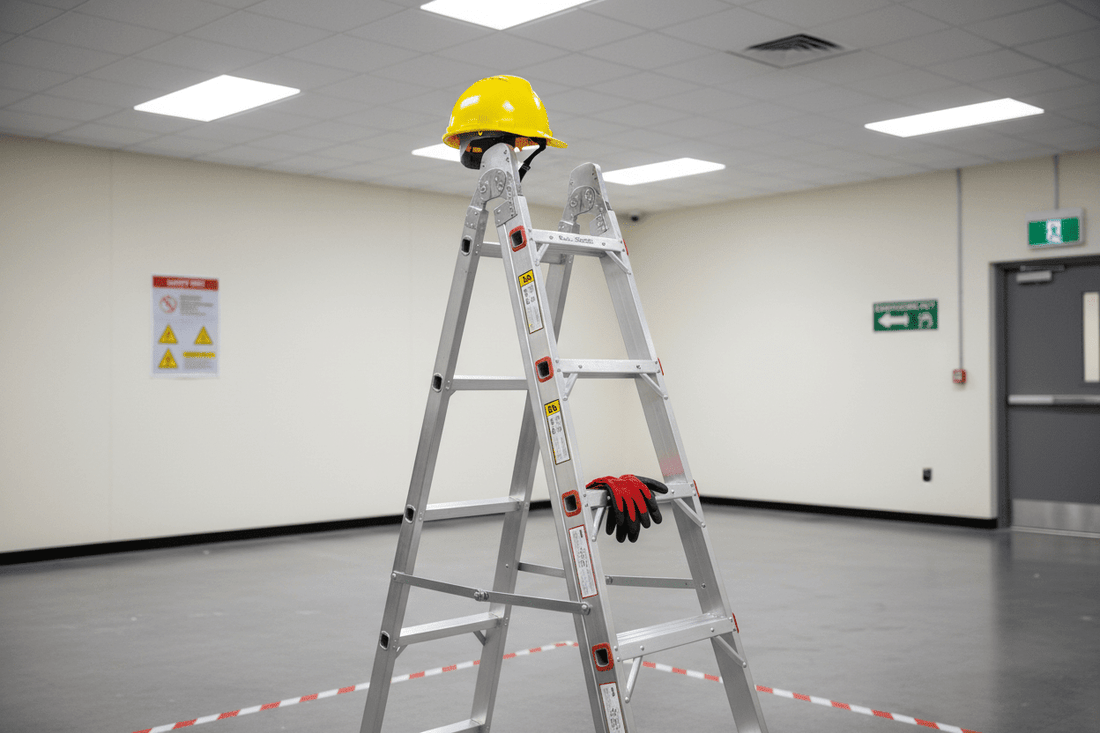 Jak bezpiecznie pracować na drabinie? 5 zasad, o których wiele osób zapomina - PrestiloPoland