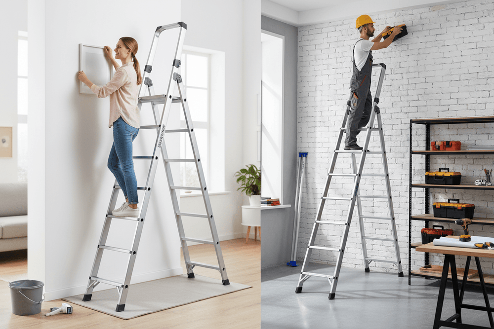 Jak wybrać drabinę aluminiową do domu i firmy