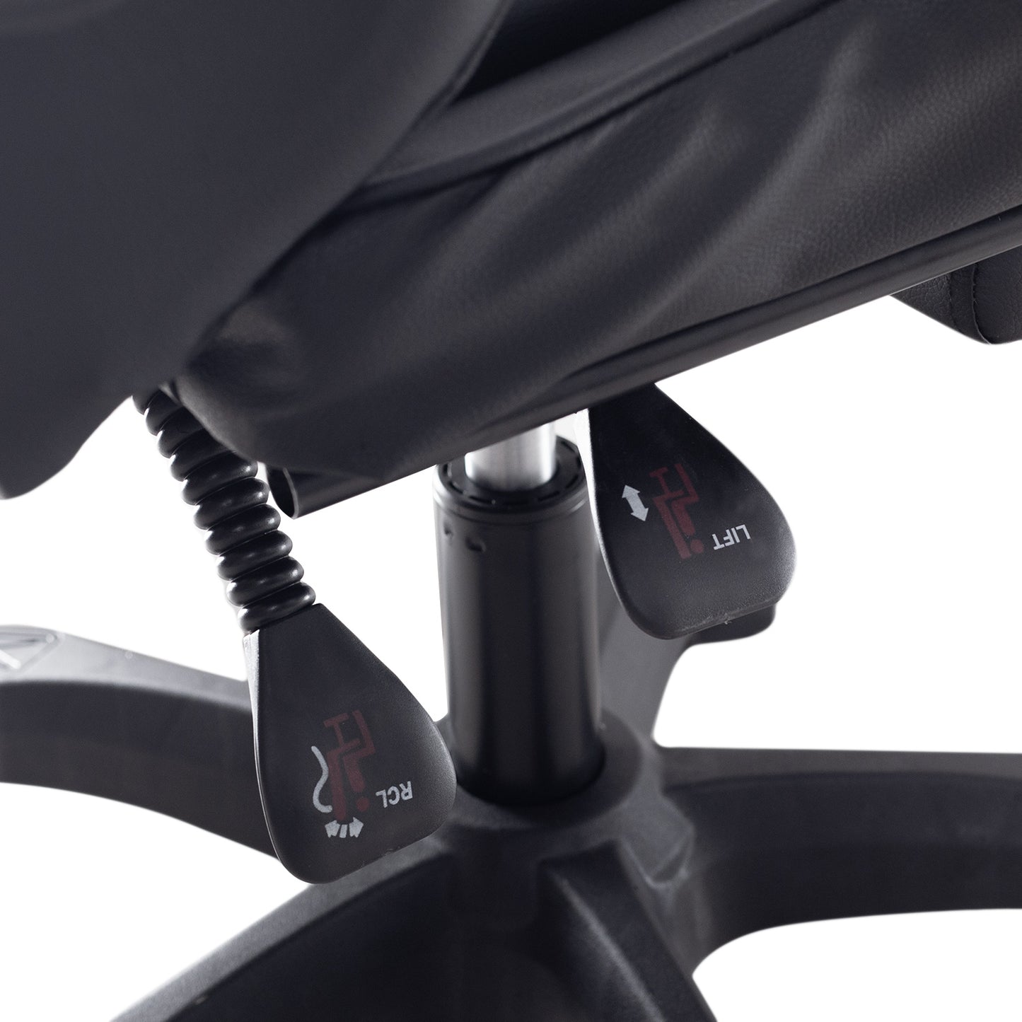 Fotel Gamingowy z podnóżkiem Czarny