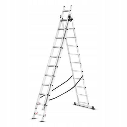 Drabina Aluminiowa 3x11 Tryb Wolnostojący | PrestiloPoland