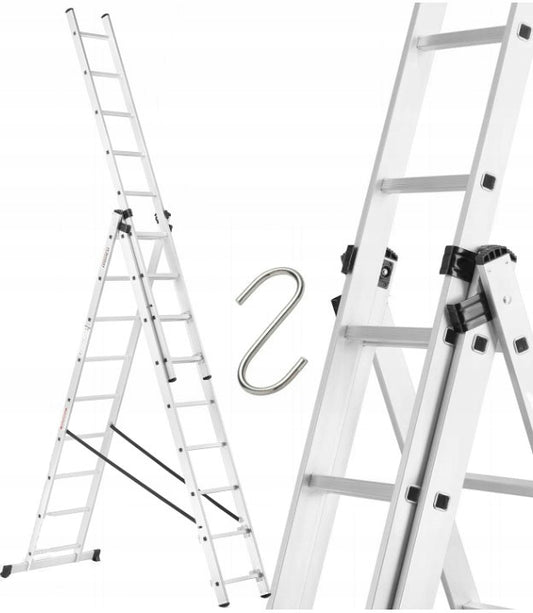 Drabina aluminiowa 3x9