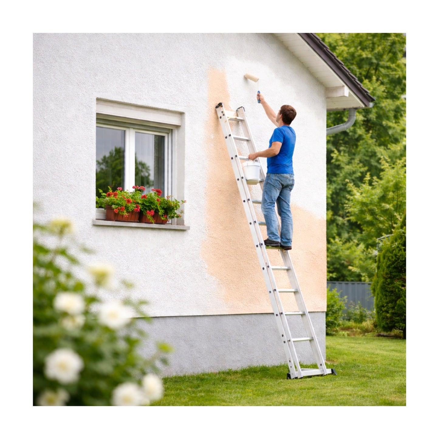 Drabina aluminiowa 3x11 - PrestiloPoland