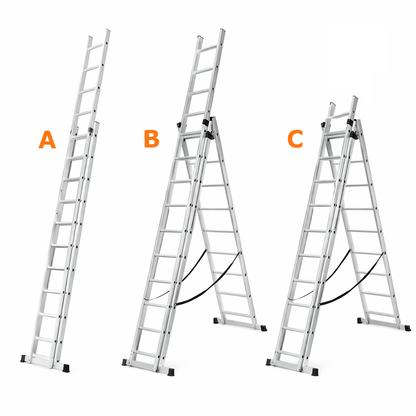 Drabina aluminiowa 3x8 - PrestiloPoland