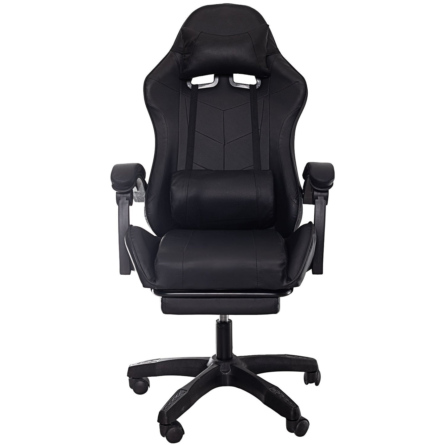 Fotel gamingowy z podnóżkiem - regulowany, ergonomiczny do pracy i grania - PrestiloPoland