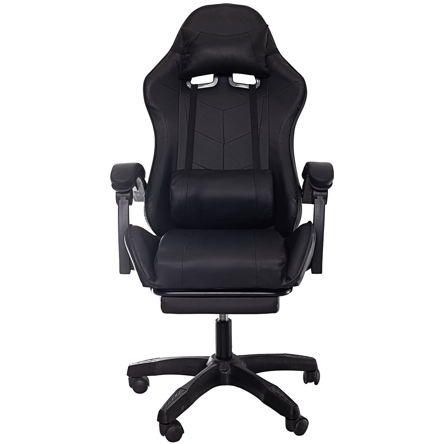 Fotel gamingowy z podnóżkiem - regulowany, ergonomiczny do pracy i grania - PrestiloPoland