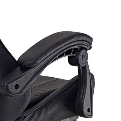 Fotel gamingowy z podnóżkiem - regulowany, ergonomiczny do pracy i grania - PrestiloPoland