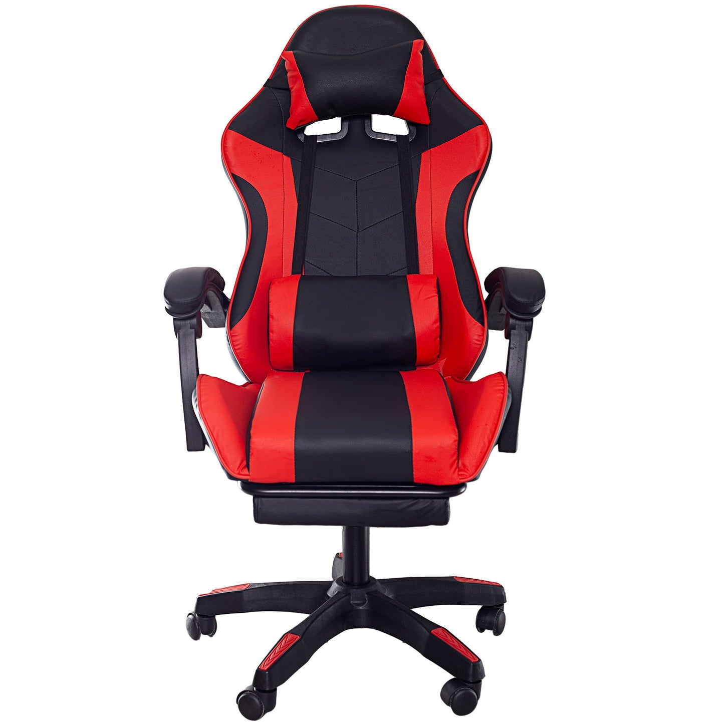 Fotel gamingowy z podnóżkiem - regulowany, ergonomiczny do pracy i grania - PrestiloPoland