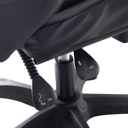 Fotel gamingowy z podnóżkiem - regulowany, ergonomiczny do pracy i grania - PrestiloPoland