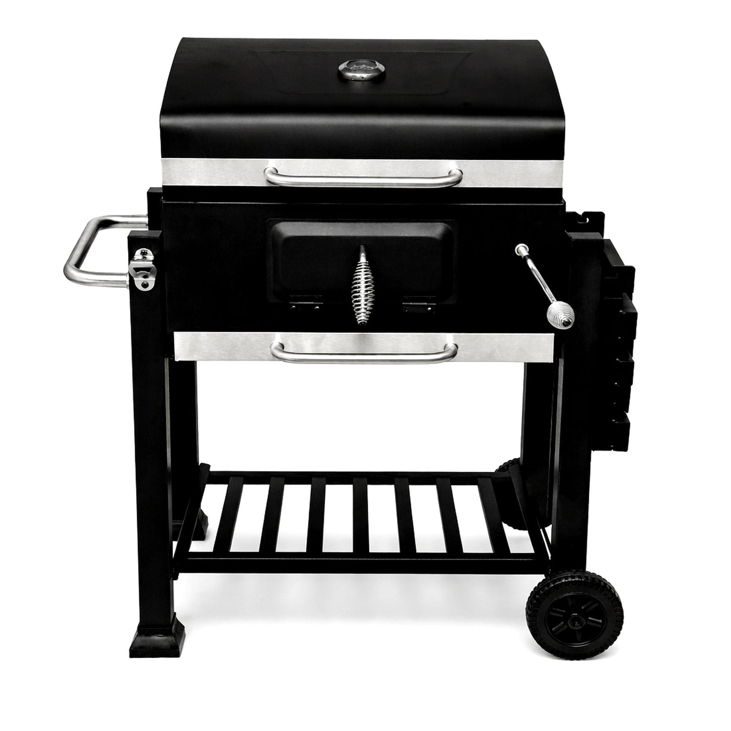 Grill Węglowy XXL z Żeliwnym Rusztem dla Doskonałego Grilowania - PrestiloPoland