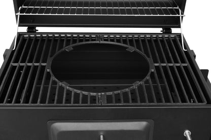 Grill Węglowy XXL z Żeliwnym Rusztem dla Doskonałego Grilowania - PrestiloPoland