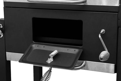 Grill Węglowy XXL z Żeliwnym Rusztem dla Doskonałego Grilowania - PrestiloPoland